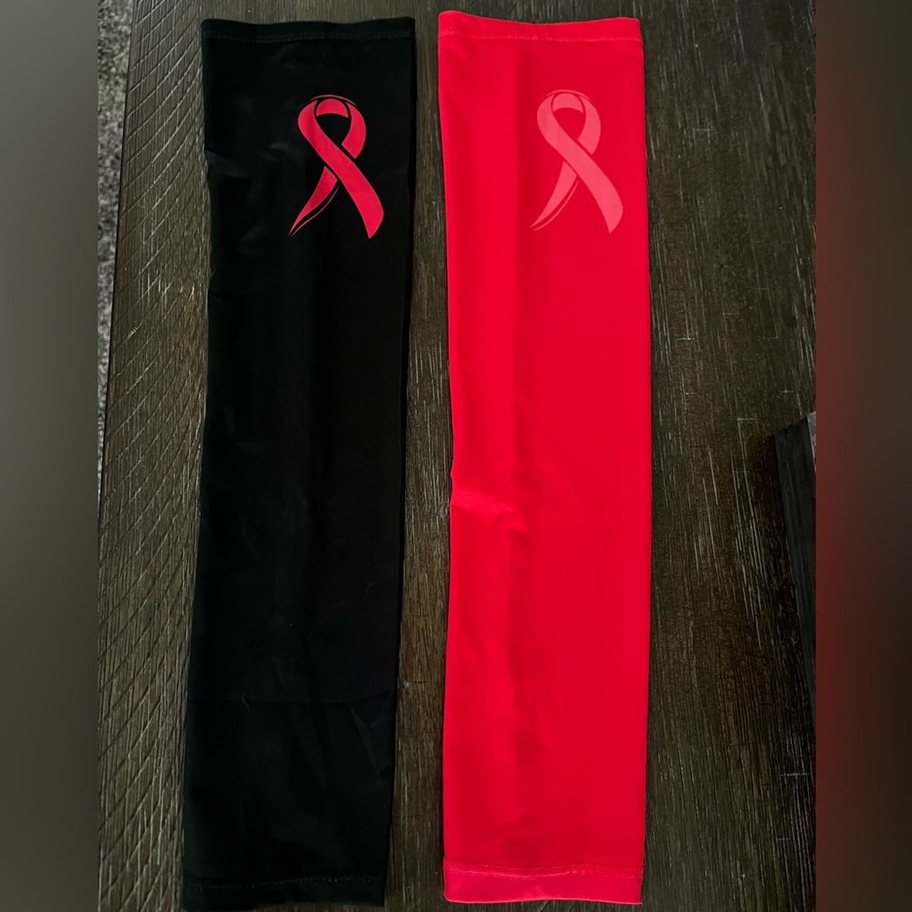 Breast Cancer Volleyball Sleeves